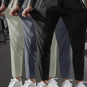 Pantalon en tissu extensible pour la course à pied, jogging