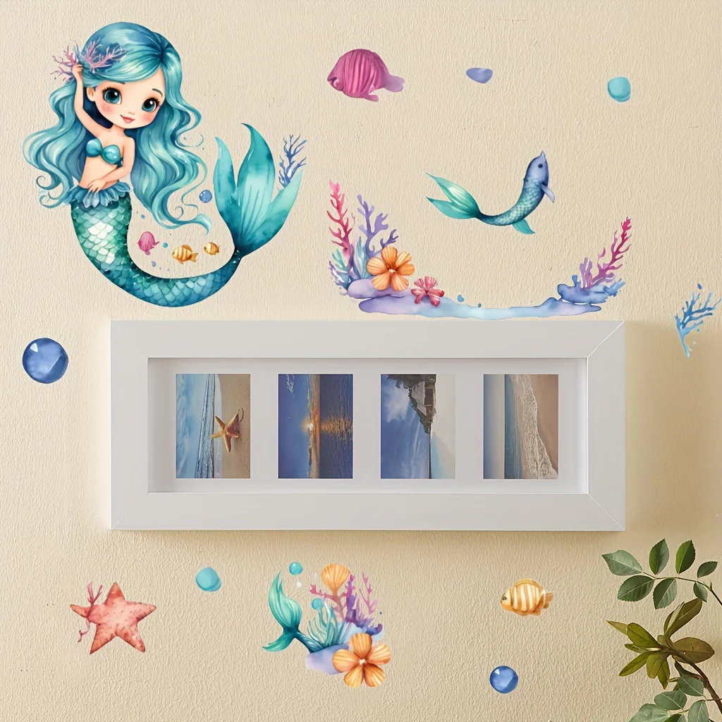 Autocollants phosphorescents sirène bleue – Image 8