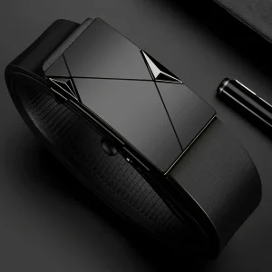 Ceinture en similicuir pour homme