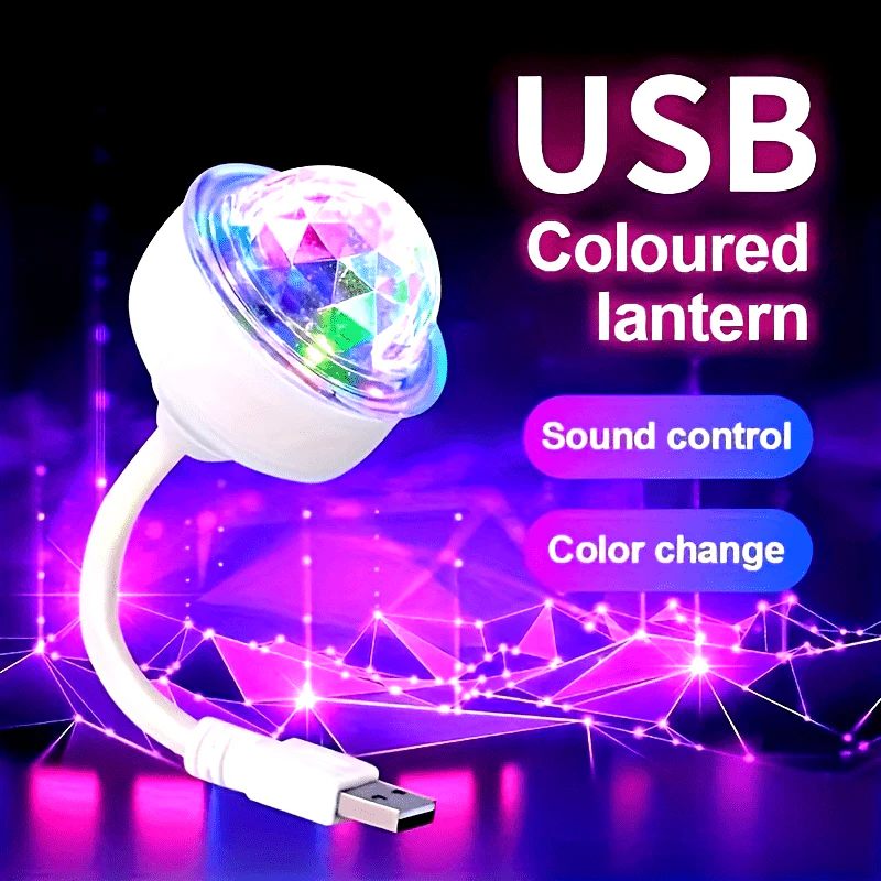1 boule lumineuse magique USB à commande vocale – Image 3