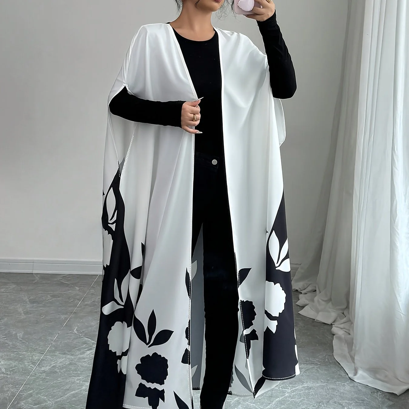 Elégant cardigan long pour femmes – Image 7