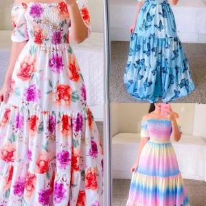 Robe imprimé pour femmes