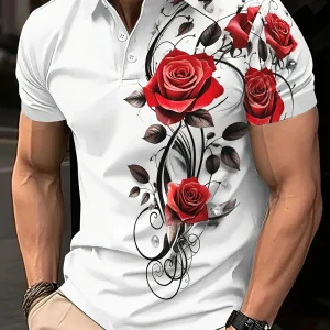 Chemise imprimé floral pour homme