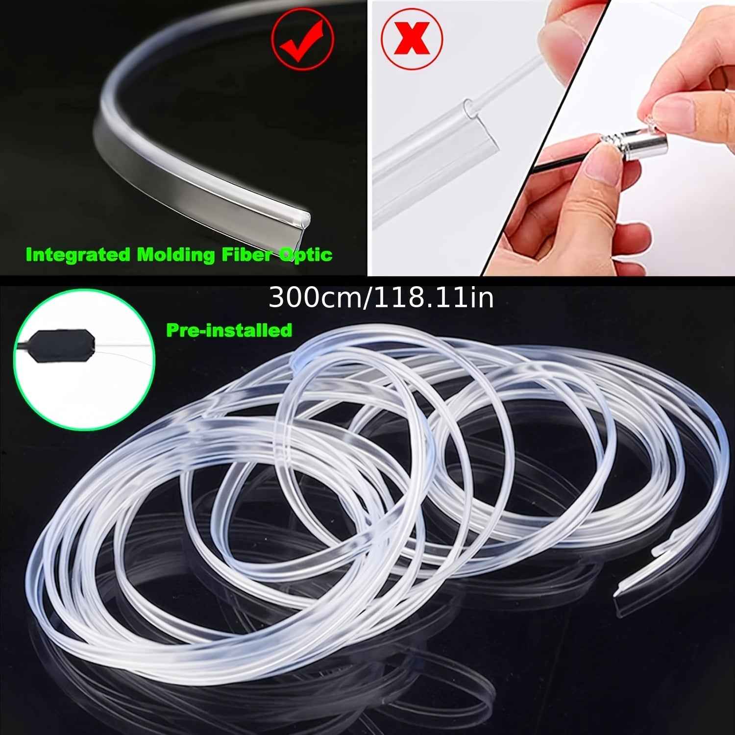 Nouvelles lumières d'ambiance LED RGB 2025 pour voiture avec synchronisation musicale par application – Image 4