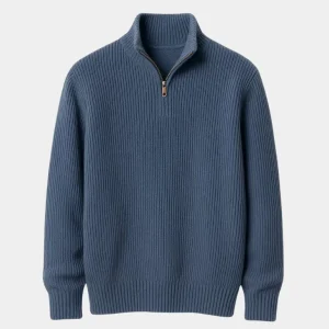 Pull à col zippé classique Highland