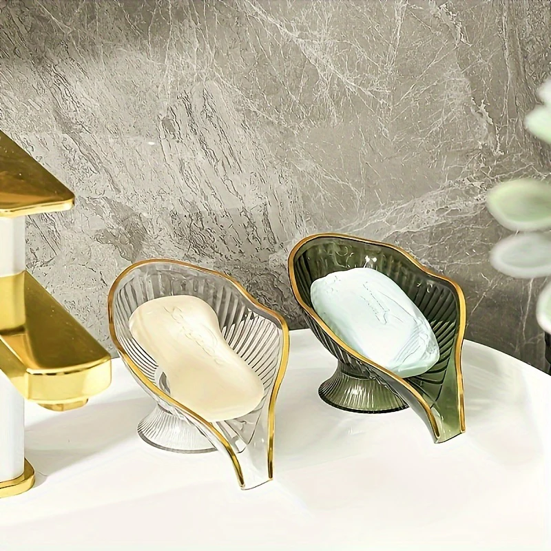 1 porte-savon créatif en plastique avec drainage automatique – Image 2