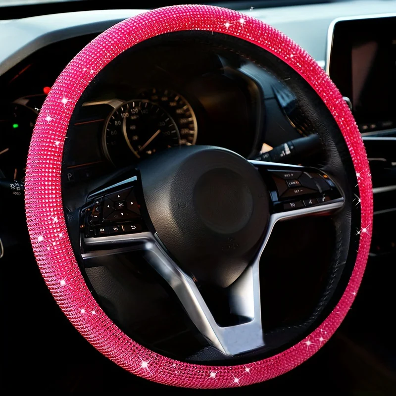 Housse de volant de voiture luxueuse et bling-bling - Extensible – Image 7