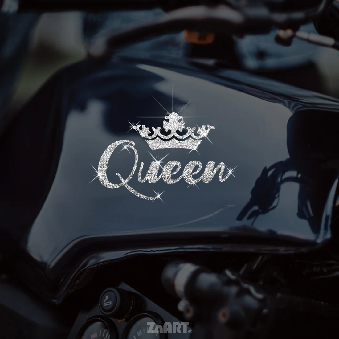 Un autocollant en vinyle scintillant – Image 3