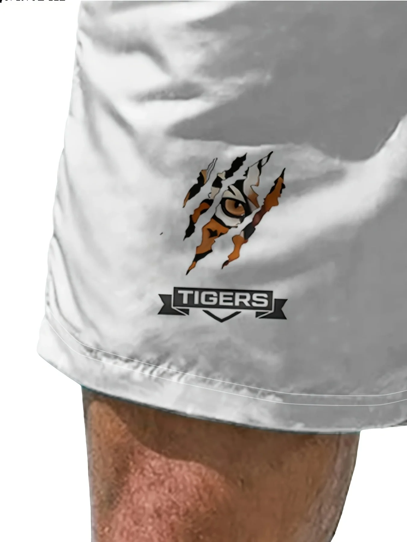 Short tendance à motif tigre bondissant, pantalon d'été – Image 7