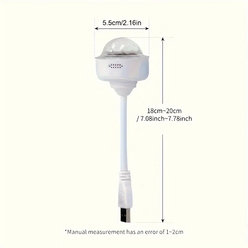 1 boule lumineuse magique USB à commande vocale – Image 5