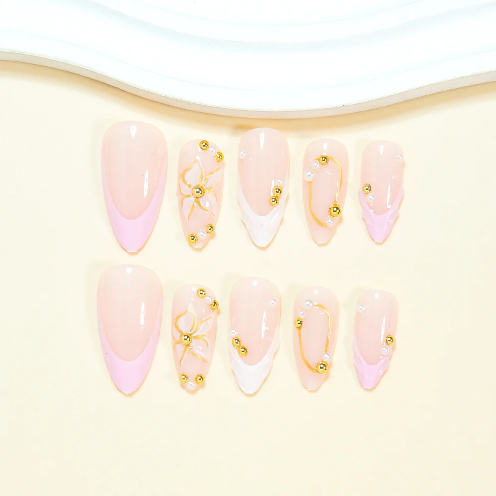 24 ongles pressés en forme d'amande pour femmes – Image 6