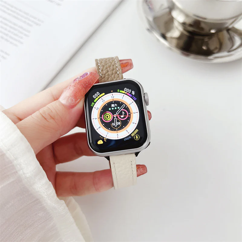 Bracelet de montre magnétique en cuir – Image 8