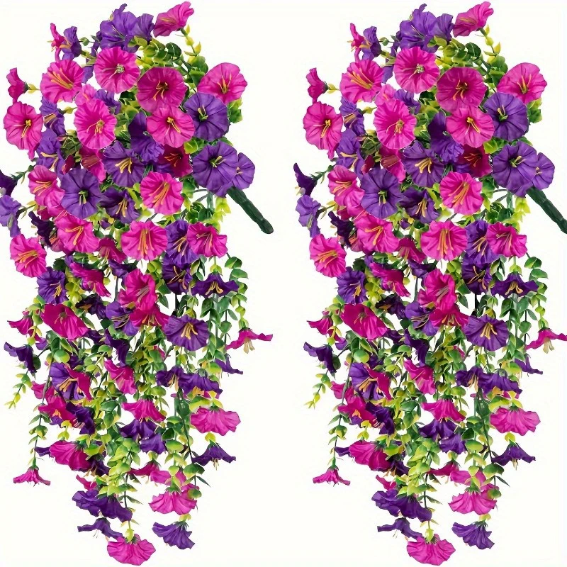 Deux fleurs artificielles suspendues – Image 4