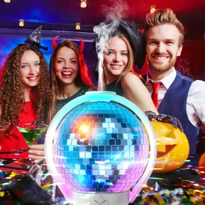 Diffuseur d'arômes à ultrasons automatique avec boule laser rotative colorée