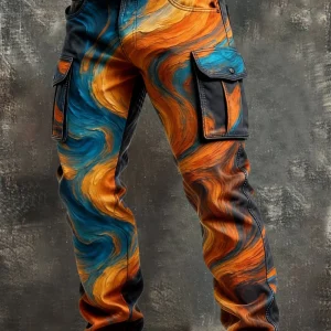 MAISON CLÉMENT PARIS™ | PANTALON CARGO MOTIF ARTISTIQUE HOMME