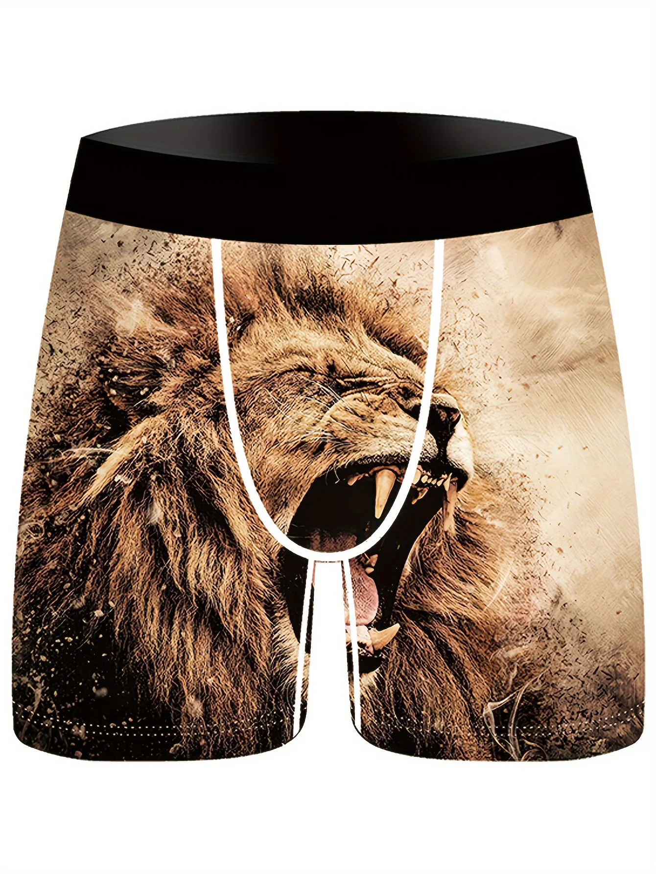 Lot de 3 boxers en fibre Ice Sliky pour homme – Imprimé lion – Image 8