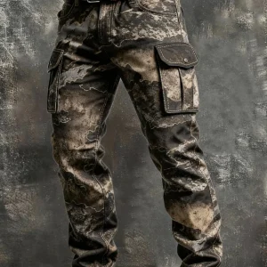 MAISON CLÉMENT PARIS™ | PANTALON CARGO CAMOUFLAGE HOMME ROBUSTE
