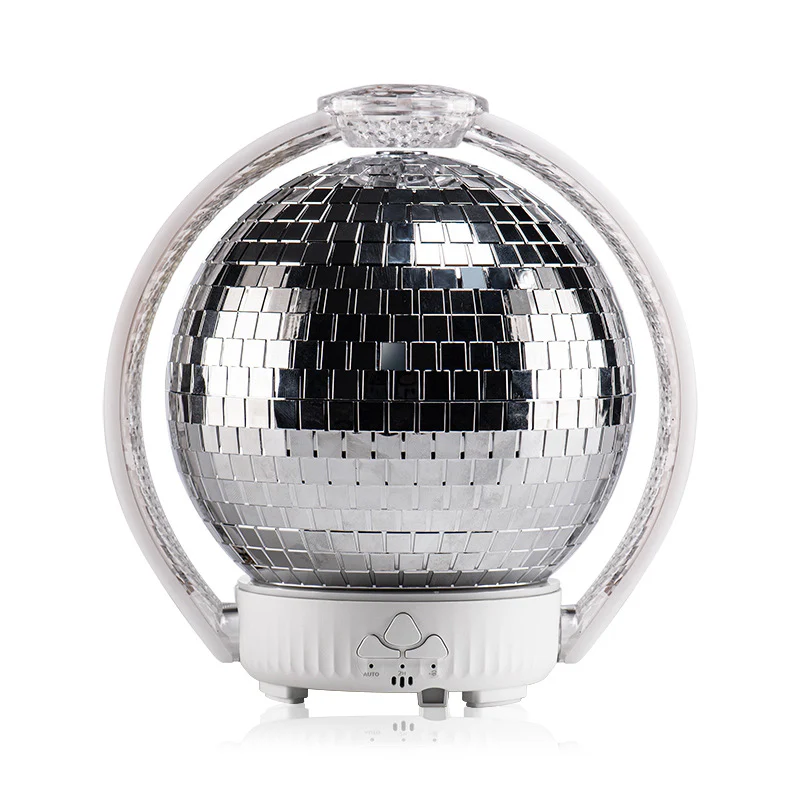 Diffuseur d'arômes à ultrasons automatique avec boule laser rotative colorée – Image 6