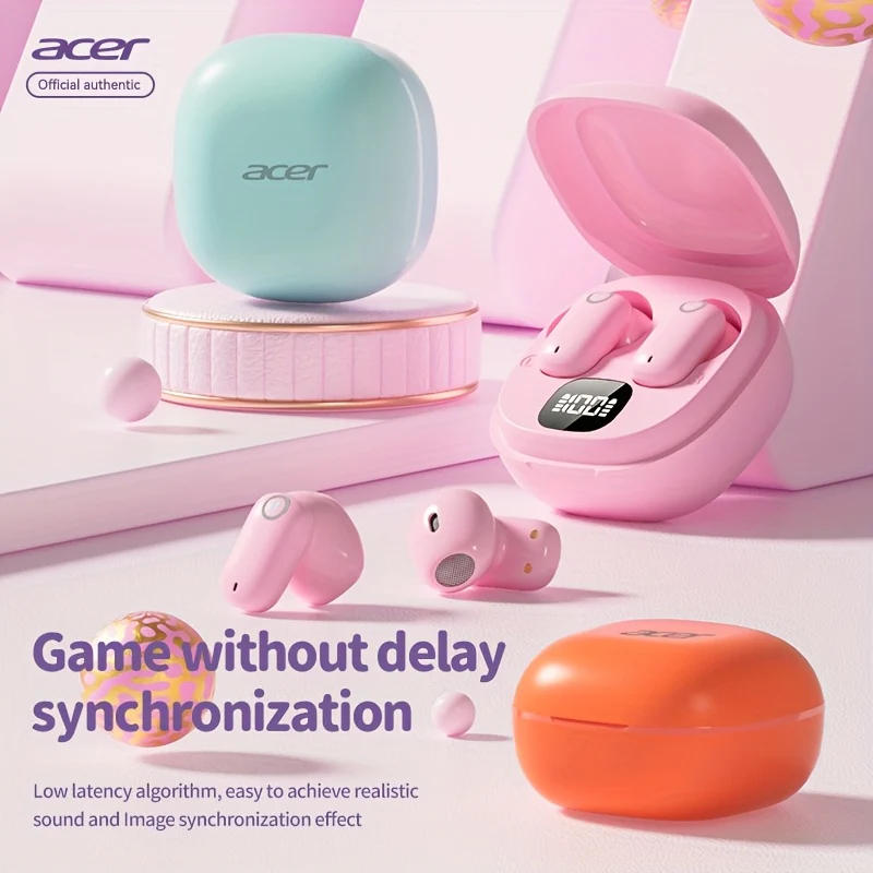 Écouteurs sans fil Acer, semi-intra-auriculaires à réduction de bruit – Image 4