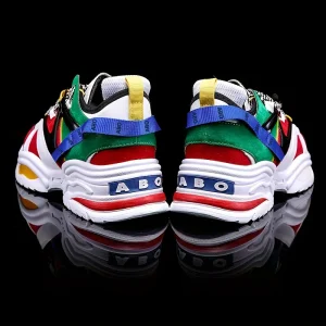 Baskets montantes tendance pour hommes - Chaussures décontractées polyvalentes