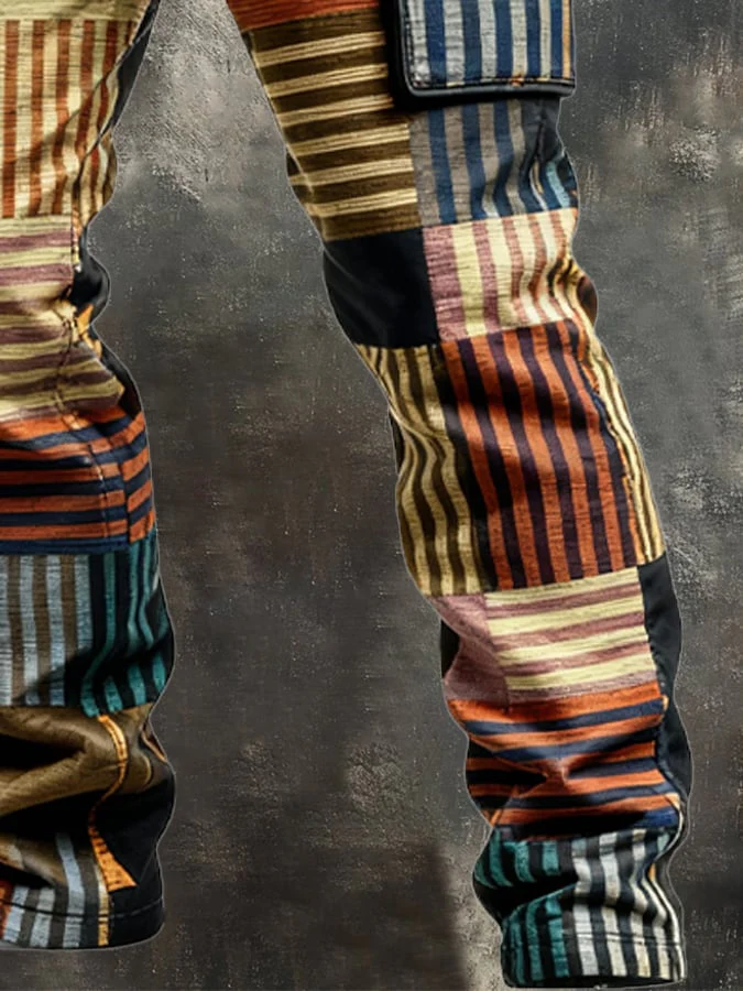 MAISON CLÉMENT PARIS™ | PANTALON CARGO PATCHWORK HOMME – Image 4