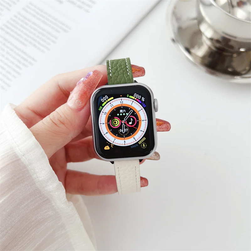 Bracelet de montre magnétique en cuir – Image 9