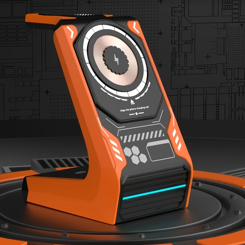 1 Station de charge magnétique sans fil - Support de chargeur sans fil 3 en 1 – Image 3