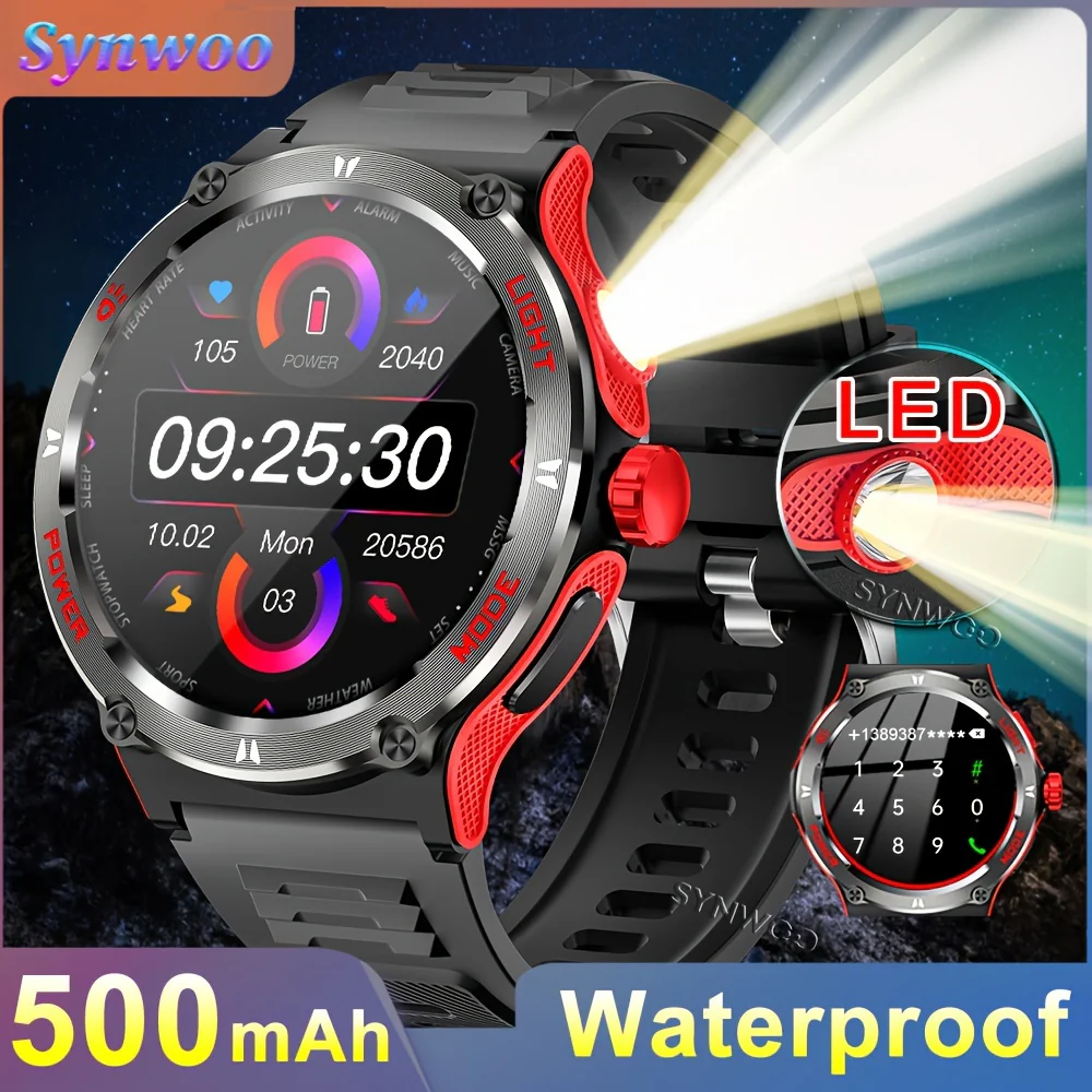 Montre connectée SYNWOO étanche IPX-8 pour hommes