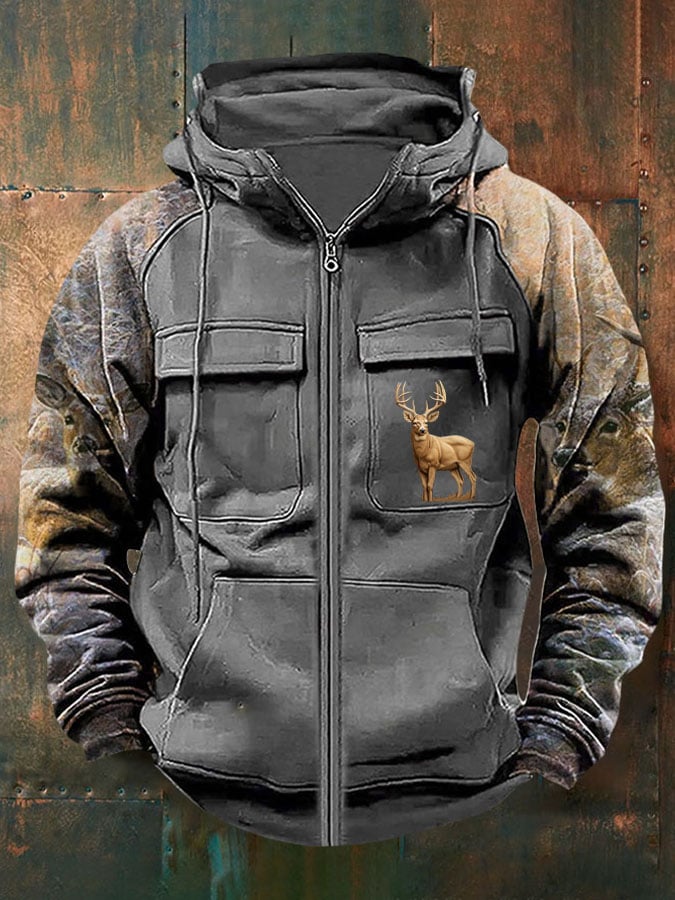 MAISON CLÉMENT PARIS™ | VESTE DE CHASSE À CAPUCHE CERF – Image 6