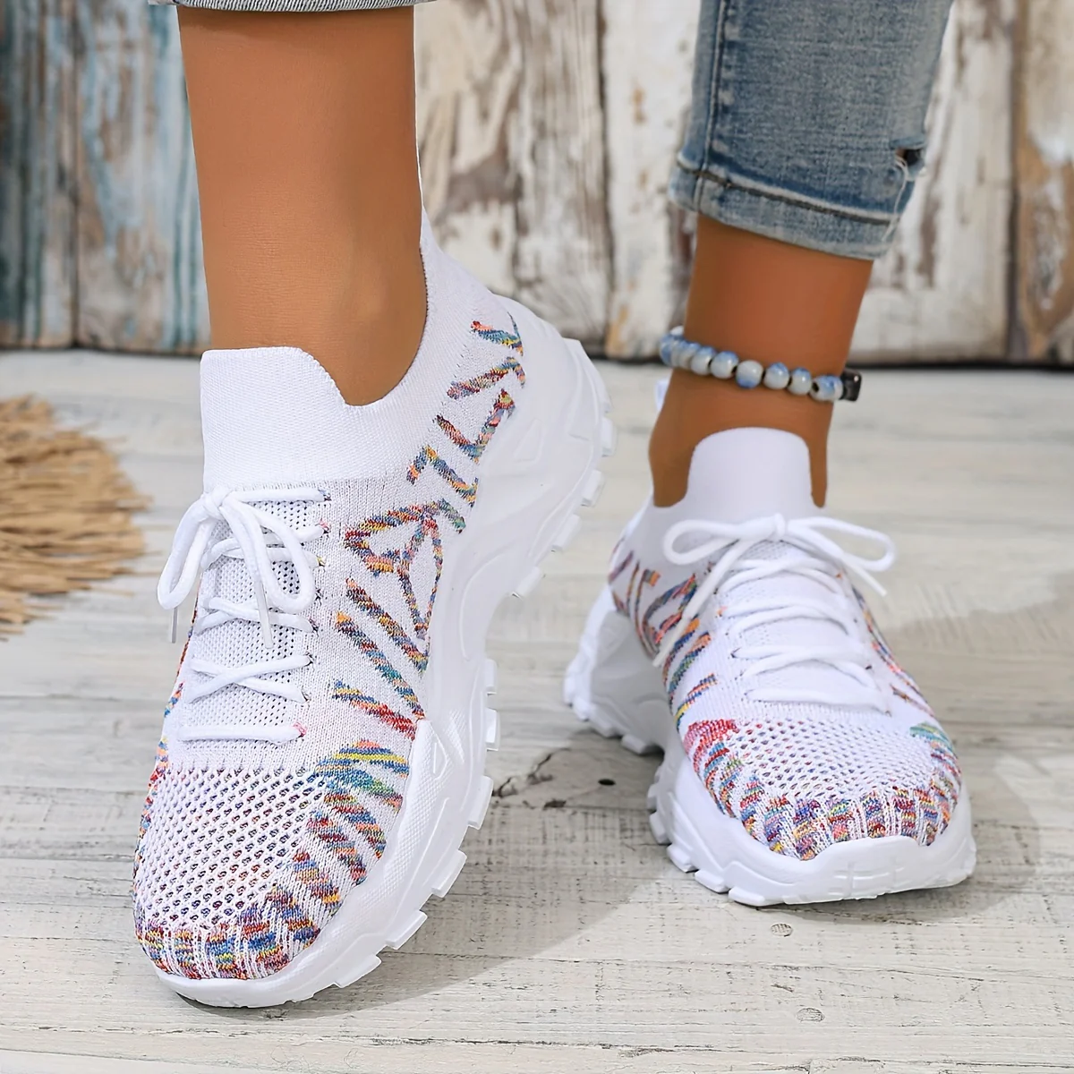 Baskets décontractées à lacets pour femme – Image 8