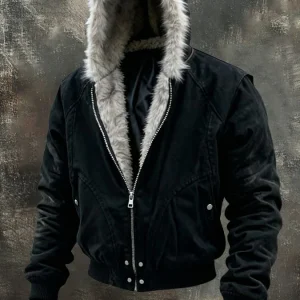 MAISON CLÉMENT PARIS™ | BLOUSON CAPUCHE FOURRÉ HIVER HOMME