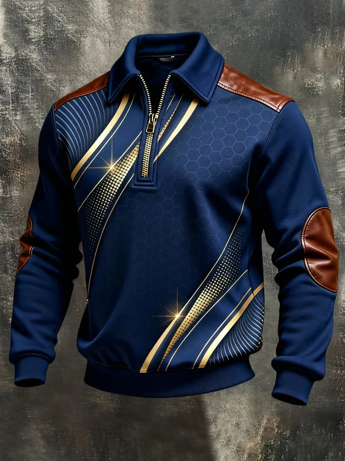 MAISON CLÉMENT PARIS™ | PULL HOMME ZIP DESIGN ÉLÉGANT – Image 2