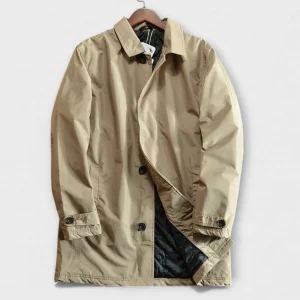 MAISON CLÉMENT PARIS™ | MANTEAU TRENCH HOMME BEIGE ÉLÉGANT