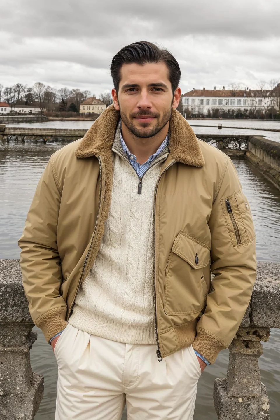 Sebastián - Veste d'Hiver Outdoor pour Homme Résistante au Vent – Image 2