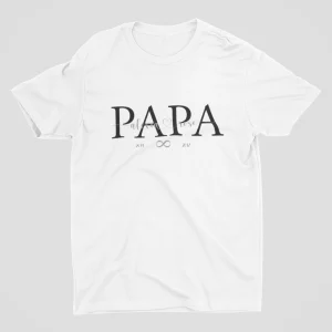 Tee-shirts homme personnalisés Papa, Papi, Parrain… (voir modèles)