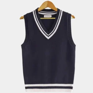 Gilet Tricot Essentiel Vieille Argent