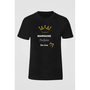 Tee-shirt femme "Marraine Parfaite"