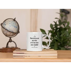 Mug "Citation d'Antoine de St Exupéry"